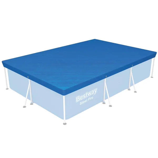 Bestway 300 × 201 cm téglalap alakú medence takaró, PE ponyva