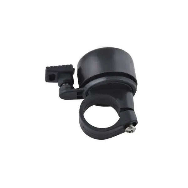 Kerékpárcsengő fekete, 3,5 cm, alumínium, univerzális 22 mm rögzítő