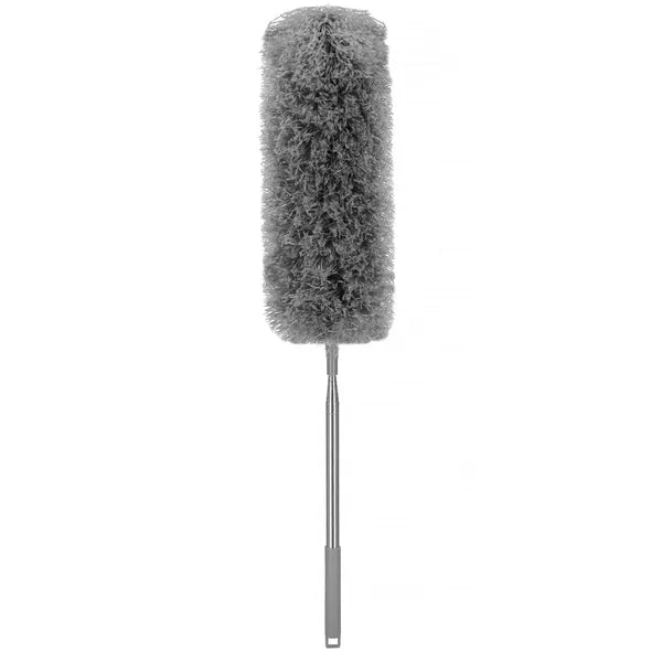 Teleszkópos poroló 75–254 cm, szürke poliészter fej, 2 részes