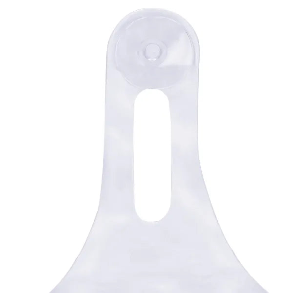 PVC fali rendszerező kosár fogantyúval, tapadókoronggal, 16×9 cm