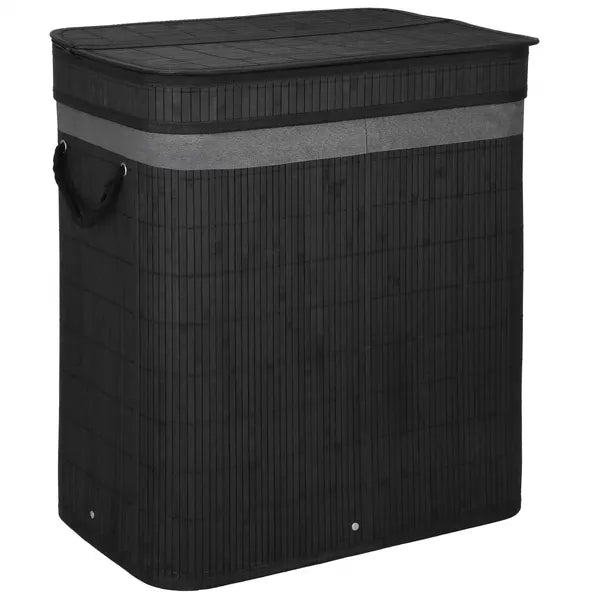 Springos® bambusz dupla szennyestartó 100l
