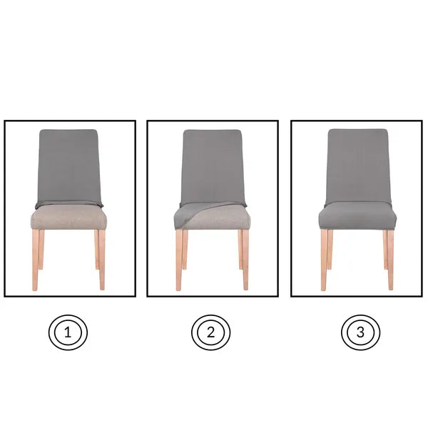 Rugalmas kockás székhuzat 95% poliészter, univerzális 40–50×45–65 cm