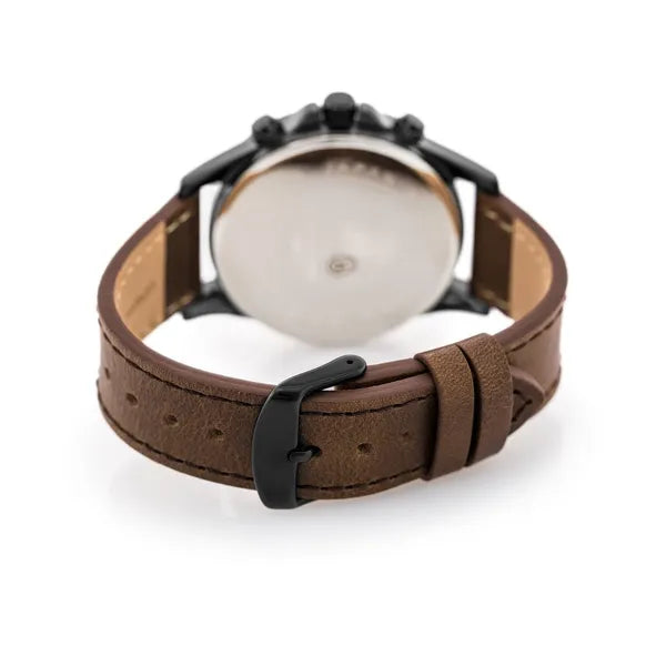 Férfi karóra G. Rossi Choopard ZG083, kvarc, bőr szíj, 44 mm, dobozzal