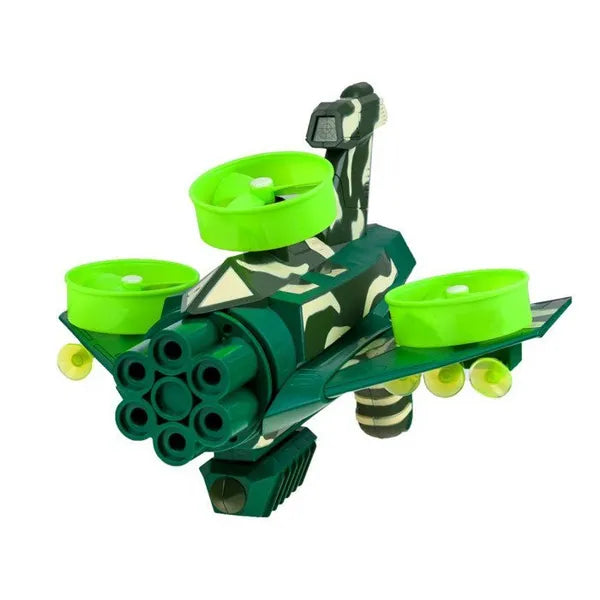 Blaster játék pisztoly 37 cm, gumilövedék + 3 repülő korong