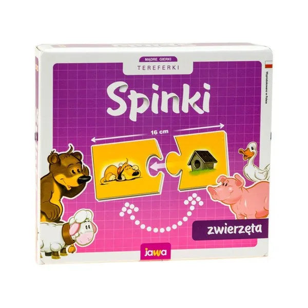 Állatos párosító puzzle – 24 darabos készlet, 4-6 éveseknek