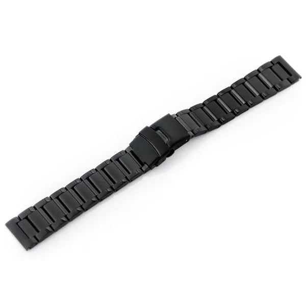 Pacific Model 10 fekete PVD acél óraszíj 24 mm széles