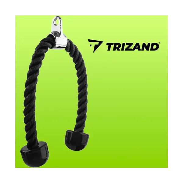 Univerzális tricepsz kötél csúszásgátlós markolattal, 70 cm, 200 kg