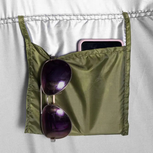 Springos zöld pop-up öltözősátor 120×120×190 cm, vízálló UV