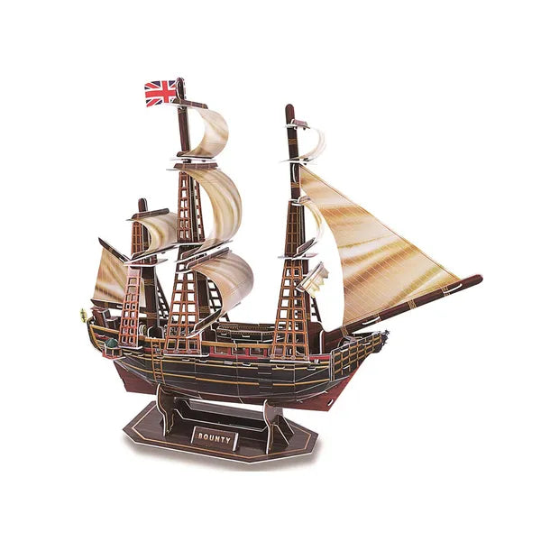 Bounty brit 3D karton hajómakett, 125 db, 45,8×15,2×41,4 cm