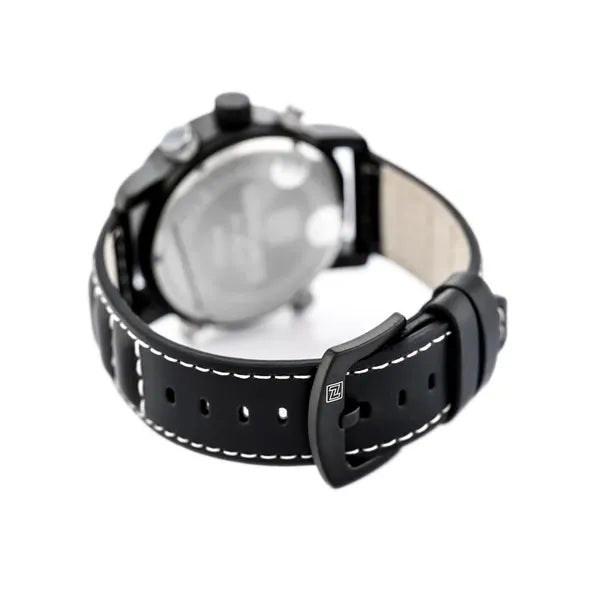 Naviforce NF9160 férfi karóra, fekete bőr, multifunkciós kronográf WR30