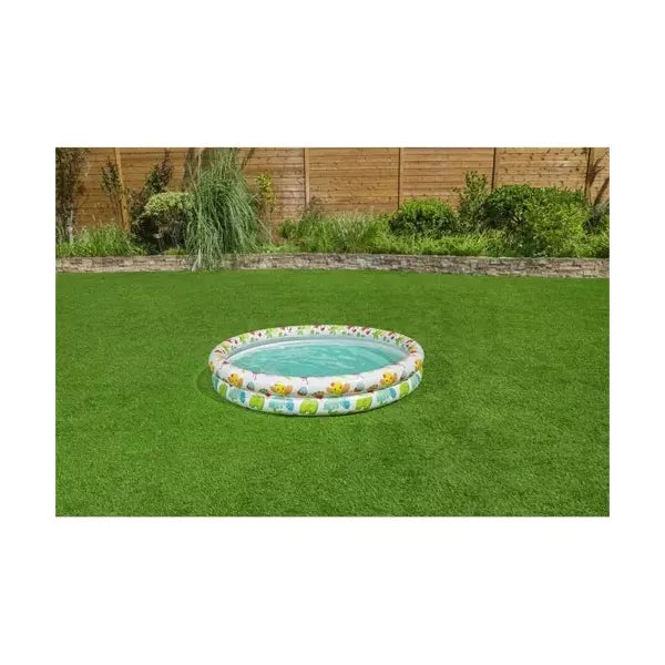 Bestway felfújható gyerekmedence 3az1-ben szett 122x20 cm labdával, úszógumival