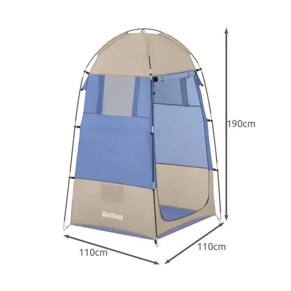 Vízálló 4 az 1-ben strandsátor/öltözősátor 190x110x110 cm levehető padlóval