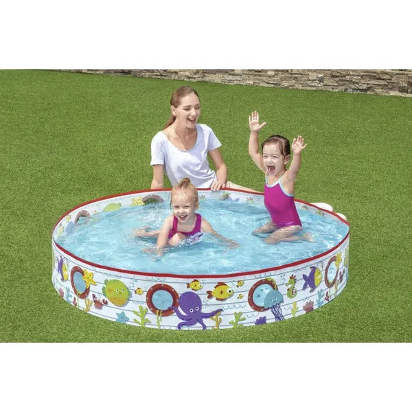 Gyermek felfújható medence, 152×25 cm, 435 l, Bestway 55029