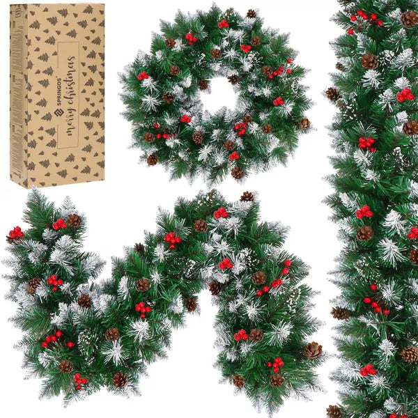 Springos® havas fenyő girland 110cm