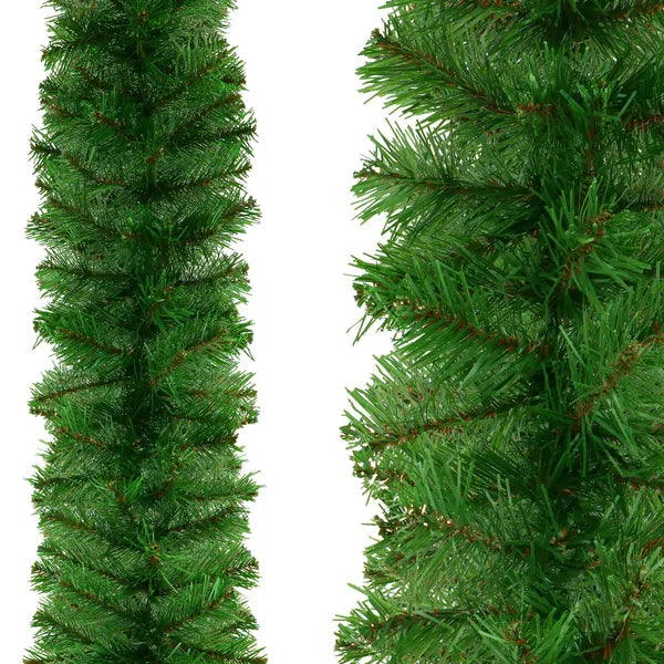 Műfenyő girland, 270 cm, zöld, 178 ágcsúccsal