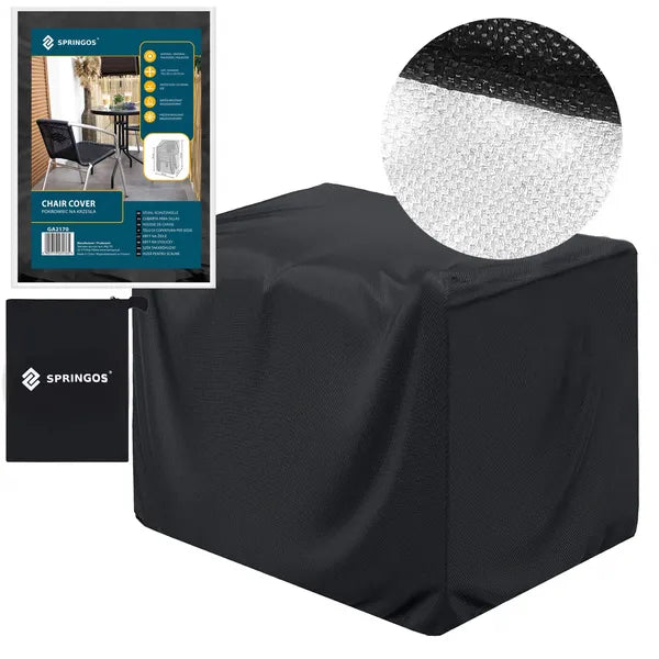 Springos® kerti székhuzat 70x70x125/75 cm