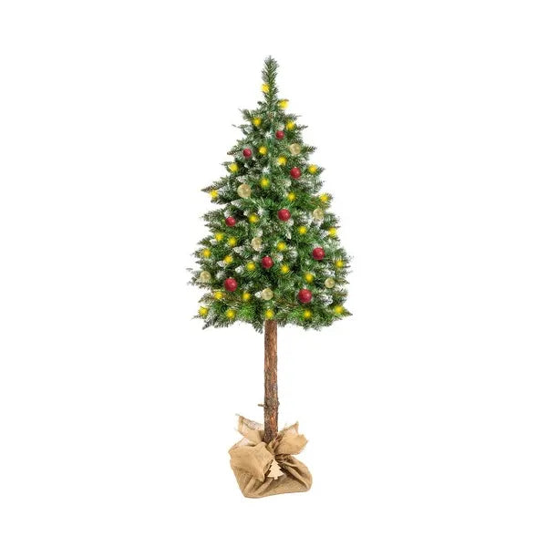 Műfenyő Diamond Pine fatörzzsel, prémium, 180 cm