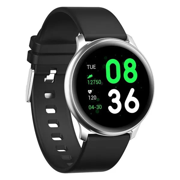 G.Rossi SW010-5 unisex okosóra, 1.3" TFT, IP67, ezüst/fekete