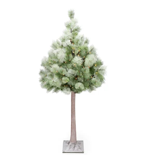Díszítő LED fenyőfa 150 cm, 128 meleg fehér LED, IP44
