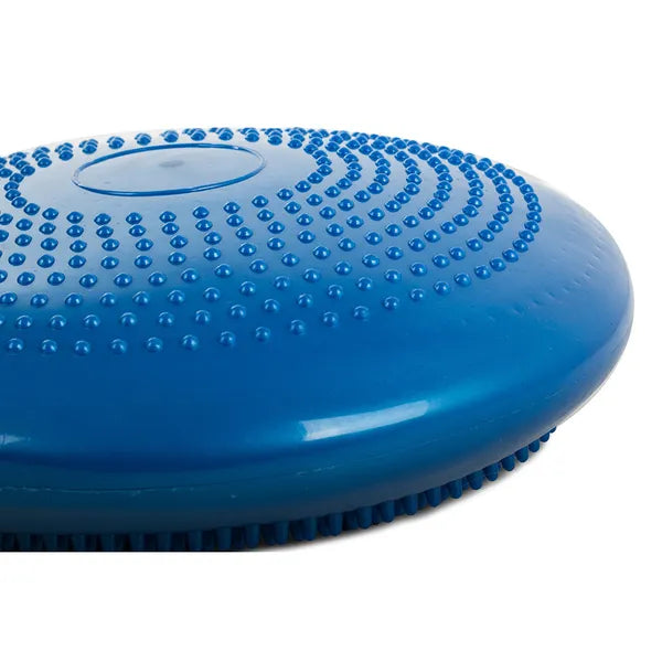 Sensomotoros tüskés egyensúlypárna, 32 cm, kék, pumpával