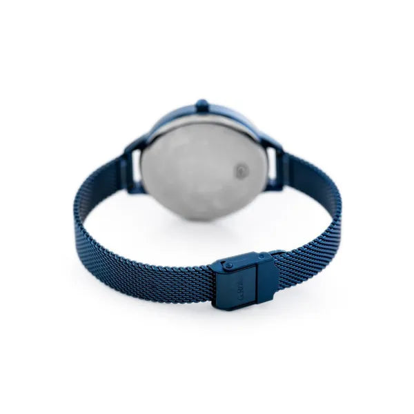 G. Rossi női karóra, kék fémszíj, 33 mm számlap, WR30, Miyota