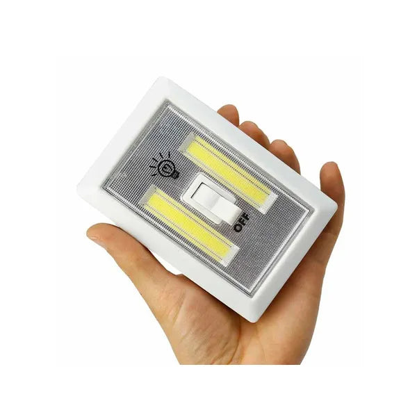 Vezeték nélküli COB LED lámpa, mágneses/öntapadó rögzítés, AAA, kapcsoló
