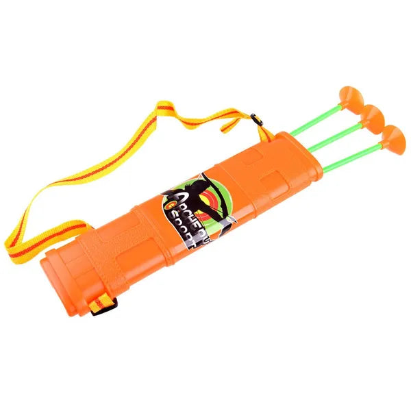 Gyerek íjászkészlet céltáblával, tapadókorongos nyílvesszőkkel, 54 cm-es íj