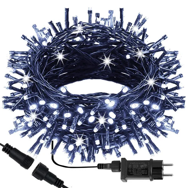 Flash 300 LED karácsonyi fényfüzér, 17,5 m, hideg fehér, IP44