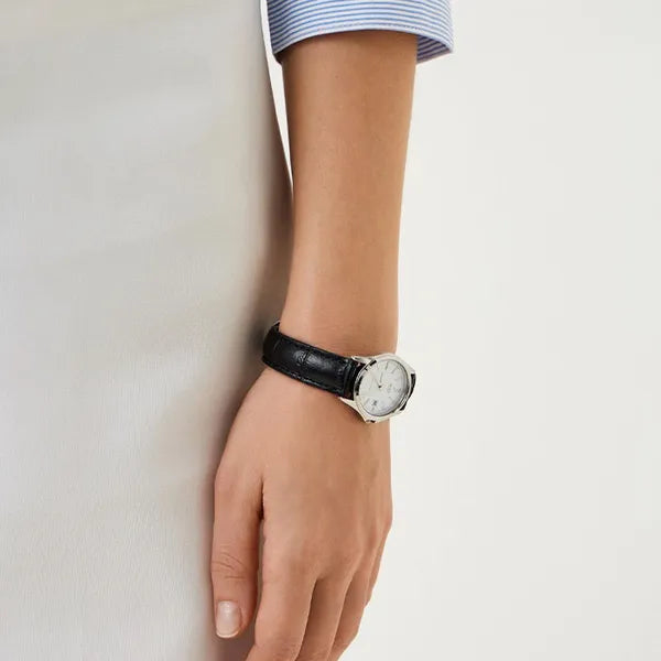 Casio női karóra LTP-1183E-7A, 38 mm, fekete bőr, dátum, WR30