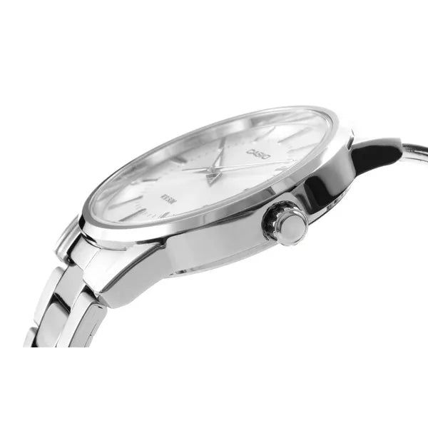 Casio MTP-1303D-7AV férfi karóra, 40 mm, acél tok és szíj, WR50, ezüst számlap