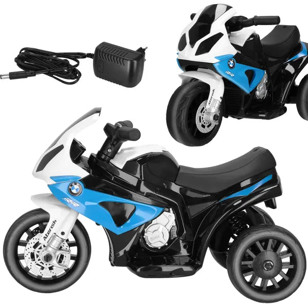 Gyerek elektromos háromkerekű BMW S1000 RR motor, 6V, 66×37×44 cm