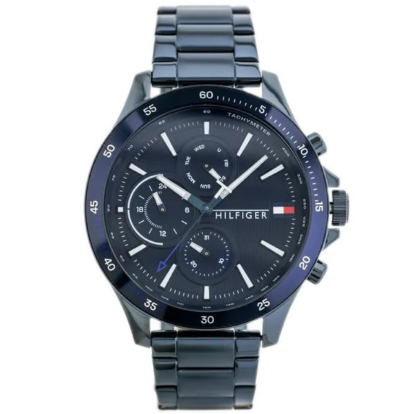 Tommy Hilfiger férfi karóra, 46 mm, acél szíj, kvarc, WR50