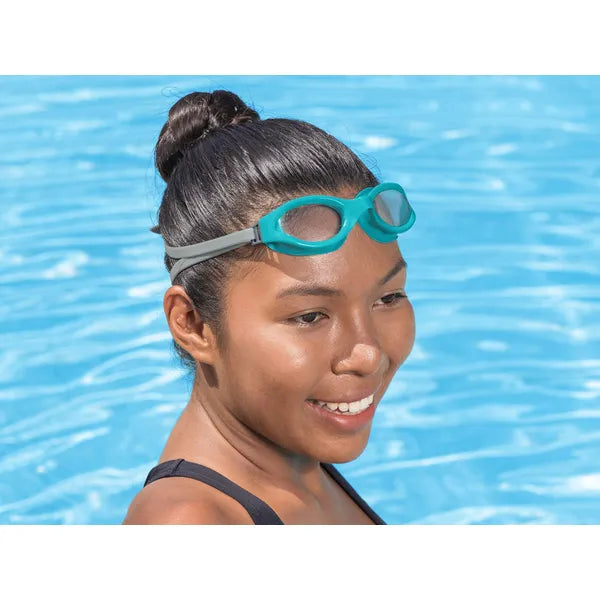 Bestway Hydro-Swim 21077 gyermek úszószemüveg, türkiz, UV szűrős