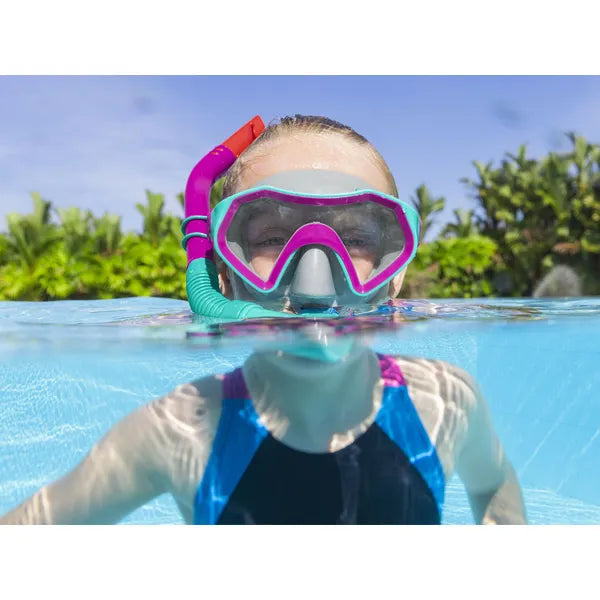 Bestway Hydro Swim gyerek búvárszemüveg és snorkel szett, UV-védelem, 7+
