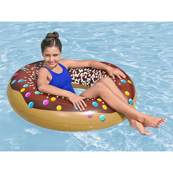 Bestway kék felfújható fánk úszógumi PVC, 107 cm, 12+ korosztály