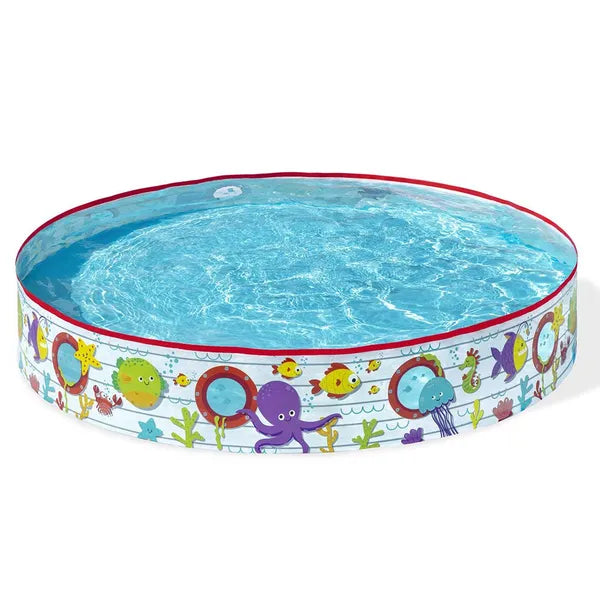 Bestway korall mintás gyermekmedence, 152×25 cm, 435 l, javítótapasszal