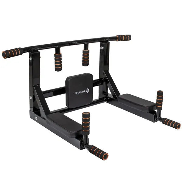 Falra szerelhető többfunkciós húzódzkodó rúd, acél, 94 cm, 200 kg
