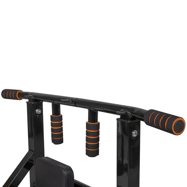 Falra szerelhető többfunkciós húzódzkodó rúd, acél, 94 cm, 200 kg