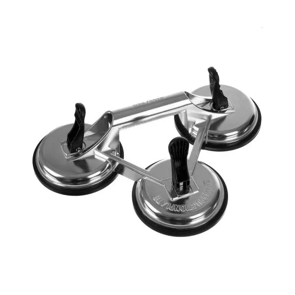 Háromkorongos alumínium vákuumos emelő, 3×120 mm, 150 kg teherbírás