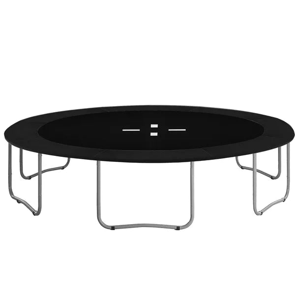 Fekete rugóvédő szegély trambulinhoz, 366 cm (12 FT), PVC/EPE