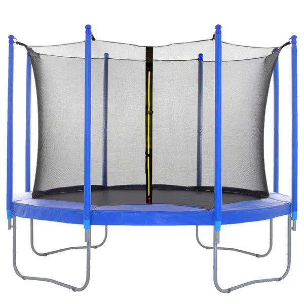 Belső trambulin védőháló 396 cm (13 ft), 8 oszlophoz, cipzárral