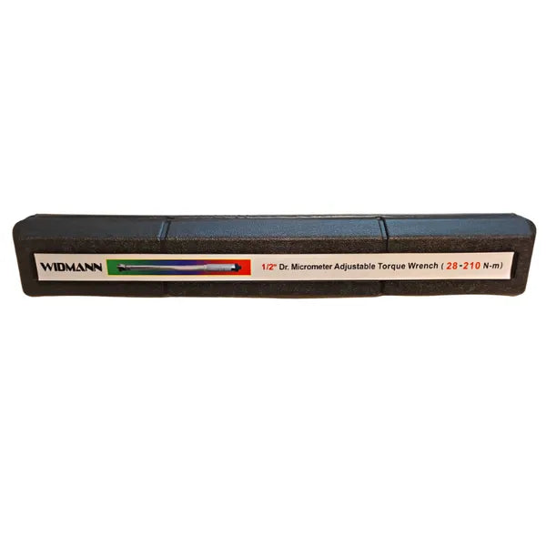 Widmann 1/2" mikrométeres állítható nyomatékkulcs 28-210 Nm kofferrel