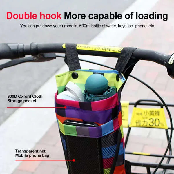 Színes kerékpártáska - vízálló tároló