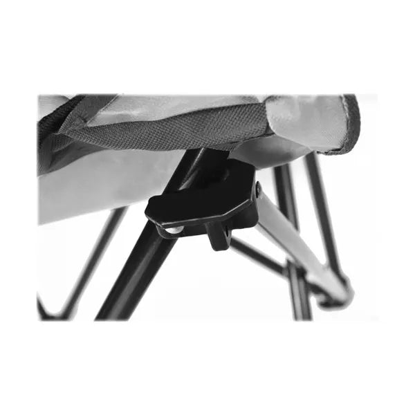 Szürke összecsukható horgásszék tokkal, 80×44×80 cm, 100 kg