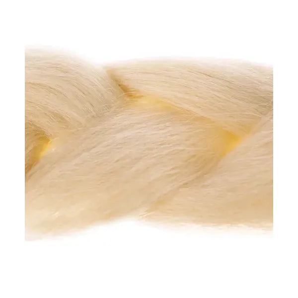 Szintetikus copf póthaj, világos szőke, 60 cm, könnyű 89 g