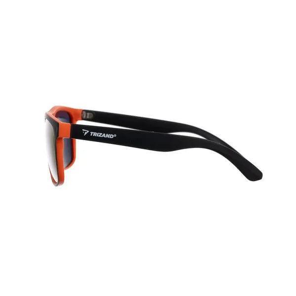 Polarizált UV400 tükrös napszemüveg unisex, fekete-narancs