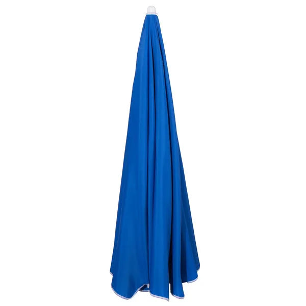 Strand napernyő 240 cm, sötétkék-ezüst, dönthető, hordtáskával