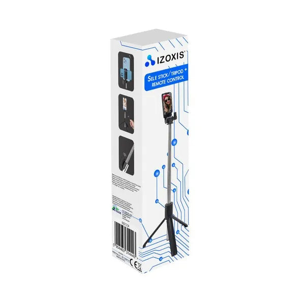 Szelfibot és tripod 2 az 1-ben, Bluetooth távirányítóval, 92 cm, 360°