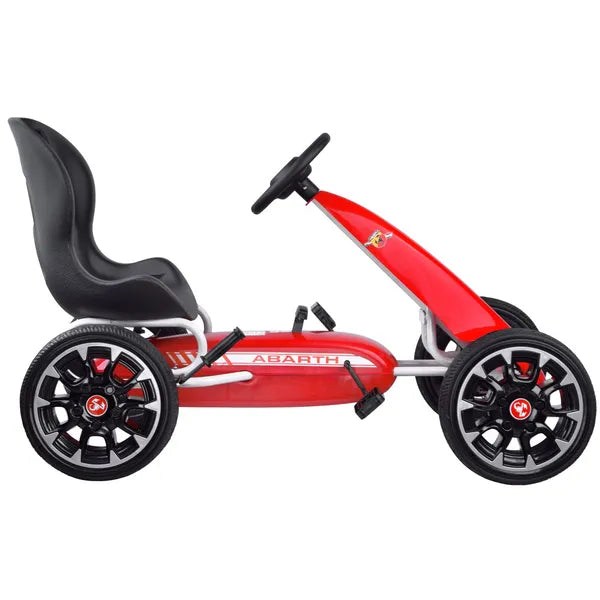 ABARTH licencelt pedálos gokart gyerekeknek, EVA habkerekek, 30 kg