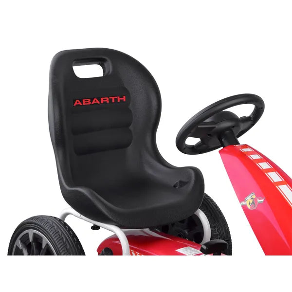 ABARTH licencelt pedálos gokart gyerekeknek, EVA habkerekek, 30 kg